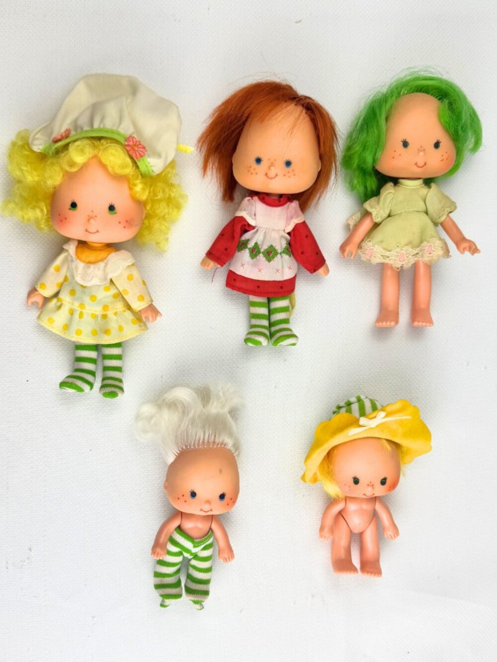 1980-1981 Vintage Strawberry Shortcake Lot Dolls Kenner